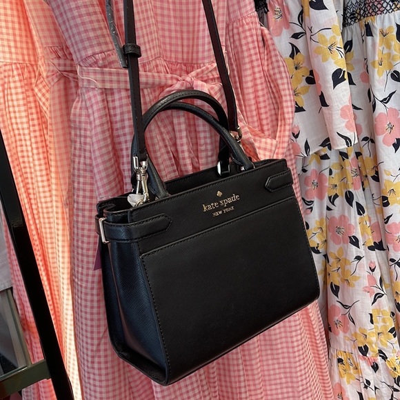 Kate Spade staci small satchel black NWT - Picture 10 of 16